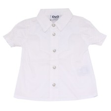 98247 shirt D&G DOLCE&GABBANA SHORT SLEEVE COTTON shirts girls shirt kids