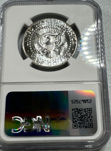 1970-D KENNEDY US Half Dollar, MS66 by NGC, PROOF LIKE, EXQUISITE & RARE! - Picture 5 of 10