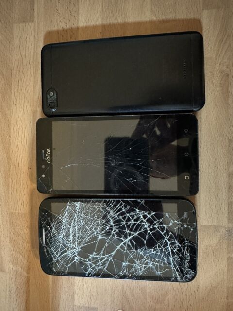3 x mobile phones BROKEN/FAULTY/SPARES