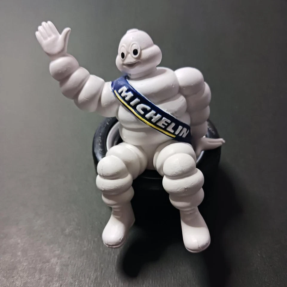 Figura Ambientador Michelin Hombre (Bibendum) Raro con Neumáticos Raros Foto 3 de 4