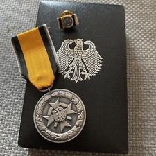 Orden Grubenwehr  Ehrenkreuz Mit Etui und Miniatur in Silber GW1