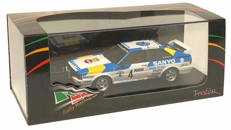 Minichamps Audi Quattro #4 Blomqvist Vainqueur Suédois 1982 1/18