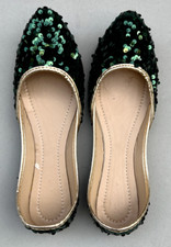 Indian Punjabi Pakistani Ethnic Traditional Women Khussa Flat Shoes Juti US 6