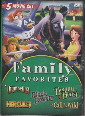 Family Favorites: 5-Movie Set (Black Beauty, Call of the Wild, Hercules etc.)