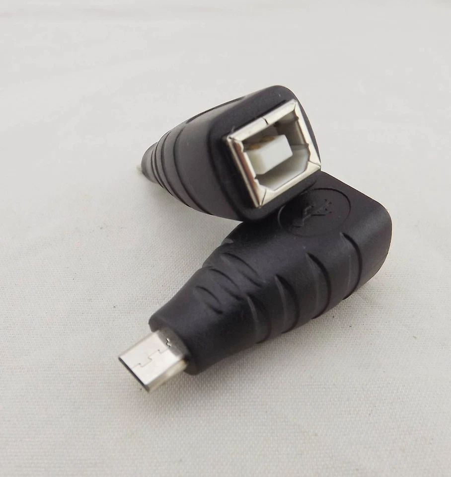 10x USB 2.0 Type B Printer Female To Micro USB 5 Pin Male Plug Adapter Convertor - Image 2 of 4