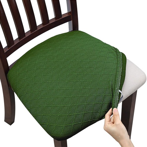 Schutzhülle Stuhlbezug Jacquard verdickt einfarbig elastisch Haushalt - Bild 21 von 25