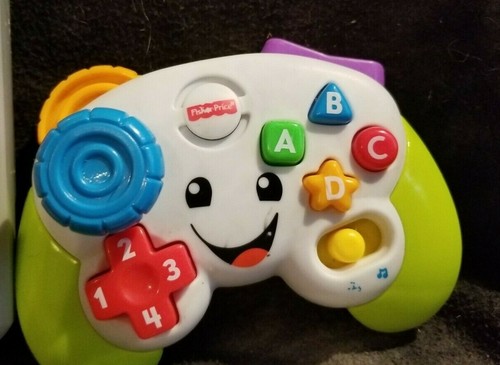 Fisher-Price Laugh & Learn Interactive Game Controller Toy Talks & Lights Up