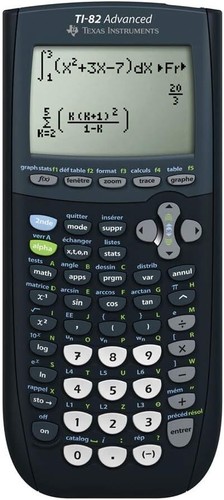 CALCULATRICE GRAPHIQUE TEXAS INSTRUMENTS TI-82 ADVANCED / TRES BON ETAT