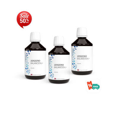 Zinzino BalanceOil+ AquaX, 3 Bottles, 900 ml  Stay Balanced Daily! Free Shipping