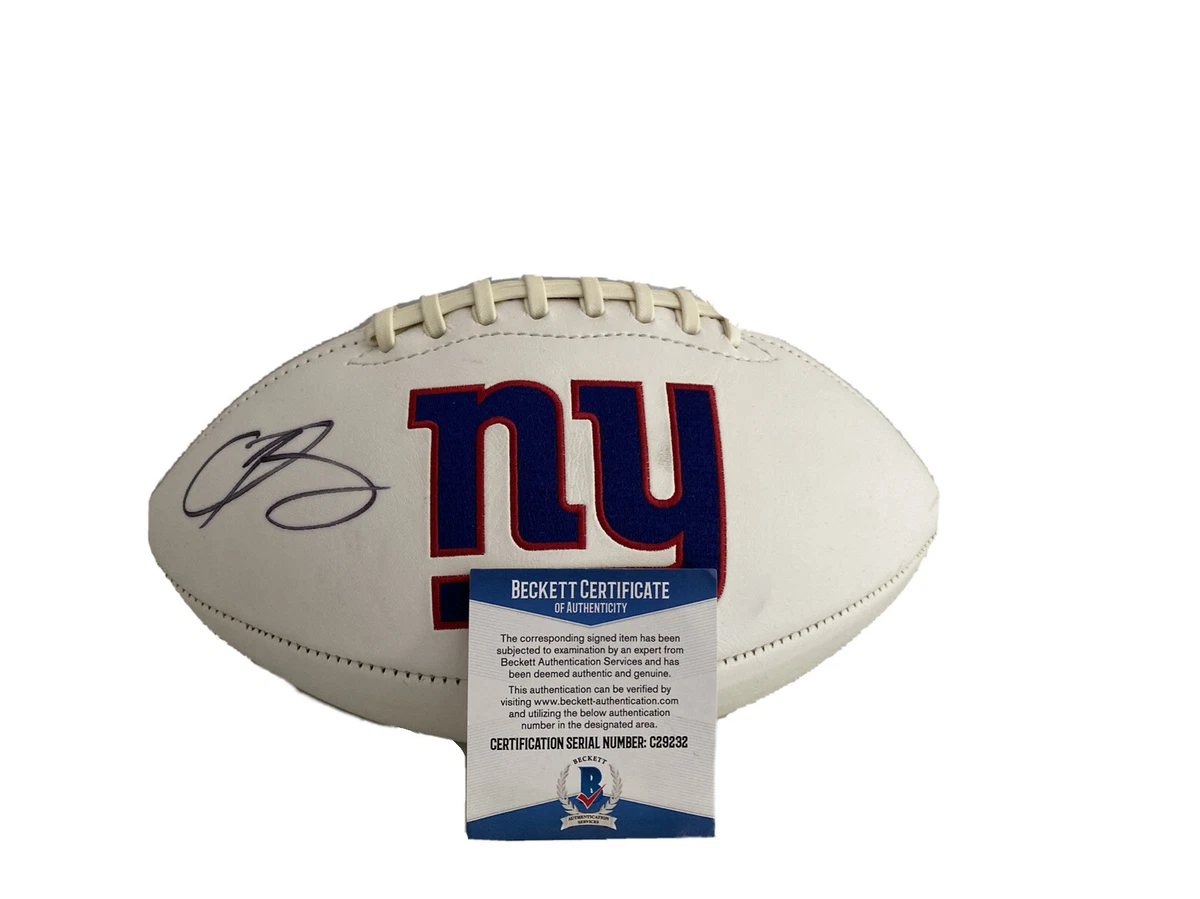 Odell Beckham signed football