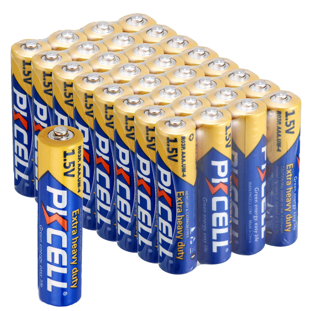 AAA Batteries 1.5V R03P UM4 24AC 4003 Triple A Carbon-Zinc for