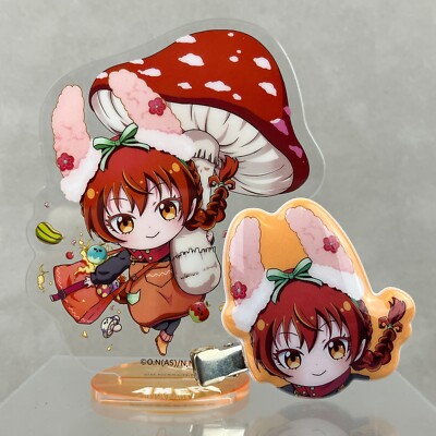KENMedia Iruma-kun Azazel Ameri Hiko Kuji Acrylic Stand Anime Figure & Hair Clip