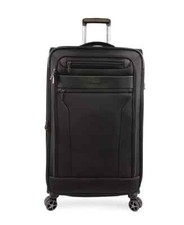 Brookstone Black Nylon Harbor 29  Softside Spinner Luggage B1083