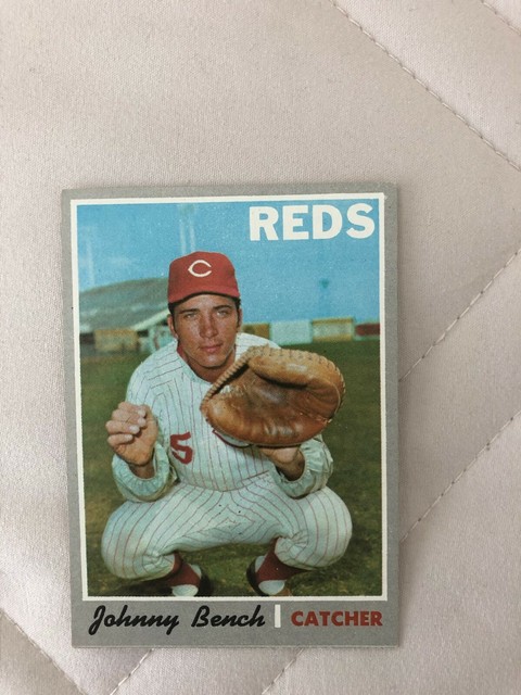 1970 Topps Johnny Bench Cincinnati Reds 660 Baseball Card For Sale 