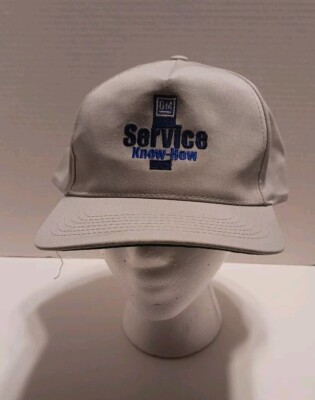 GM Service  Know -How Ball Cap Hat  Gray Grey Snapback Adjustable 