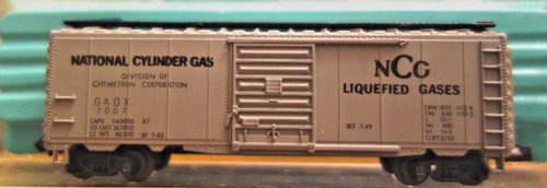 Atlas National Cylinder Gas Box Car GAOX 1007 N Scale Trains