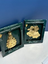 Gloria Duchin Collectible Christmas Ornaments w/extra Angle Pin. Made in USA.