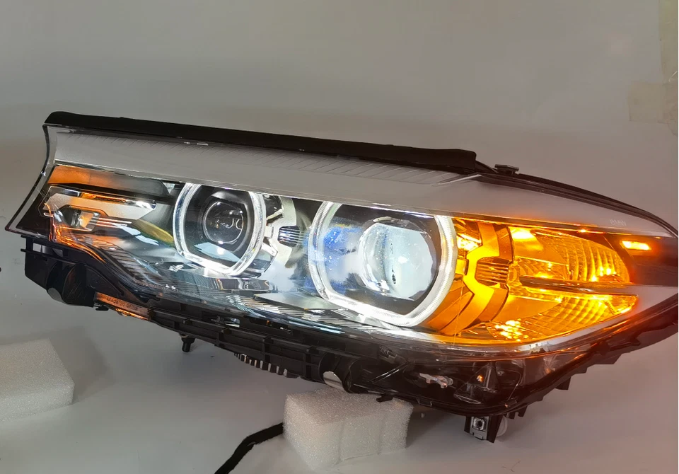 👍G30 M5 F90 530i 17-20 BMW Serie 5 Xenón LED Faro Adaptable LH Driver OEM Foto 3 de 4
