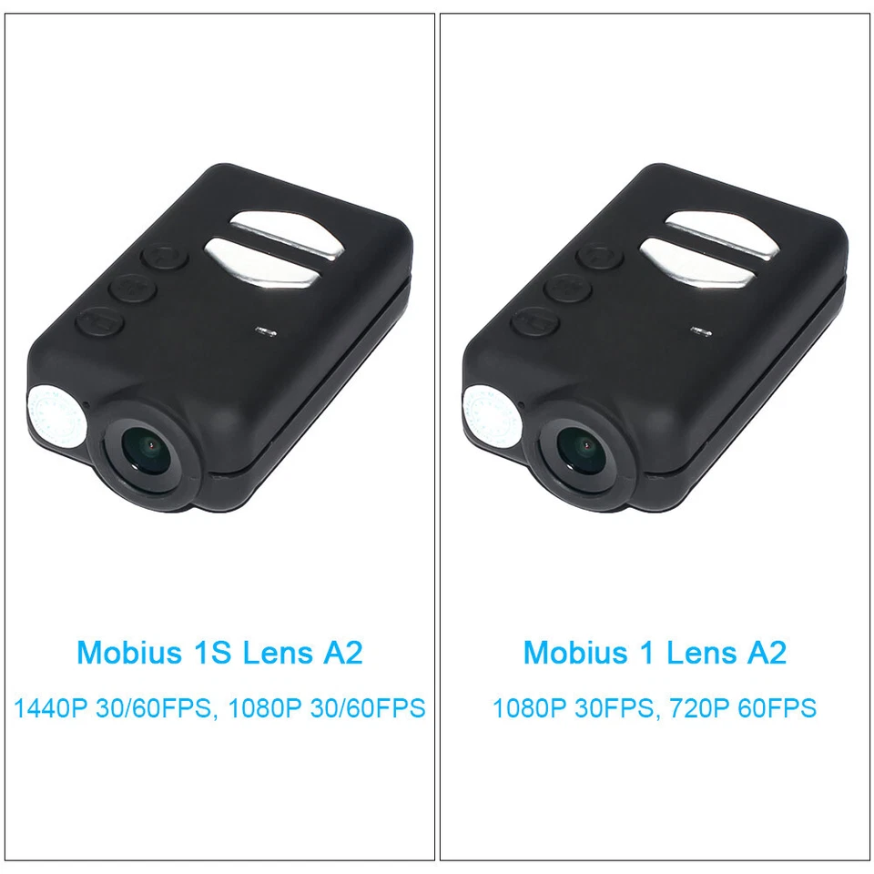 Mobius 1S Lens A2 1440P HD Action Camera Sport DashCam Pocket Camcorder G-sensor - Image 2 of 4
