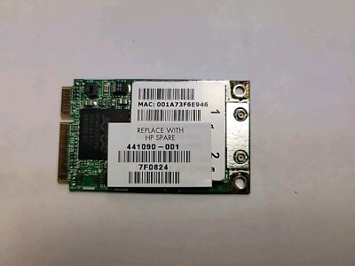 Broadcom BCM94311MCAGBP1 802.11b/g PCI-E Wireless Card Original HP 441075-001