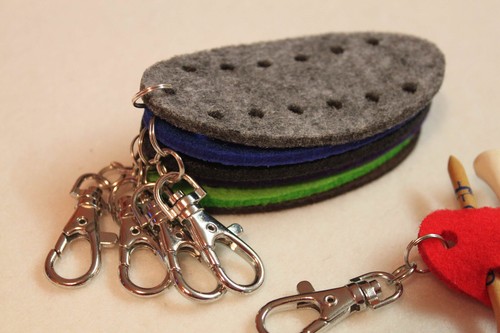 Personalized Engrave Custom Colour Felt GOLF TEE HOLDER - Imagen 7 de 8