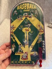 baseball game pinball. Schylling. 2006. vintage. Plastic. Works great. 10 x 5