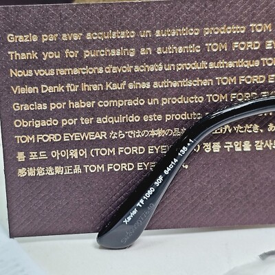 Tom Ford Sunglasses Xavier Gold Brown Yellow Large Pilot TF 1060