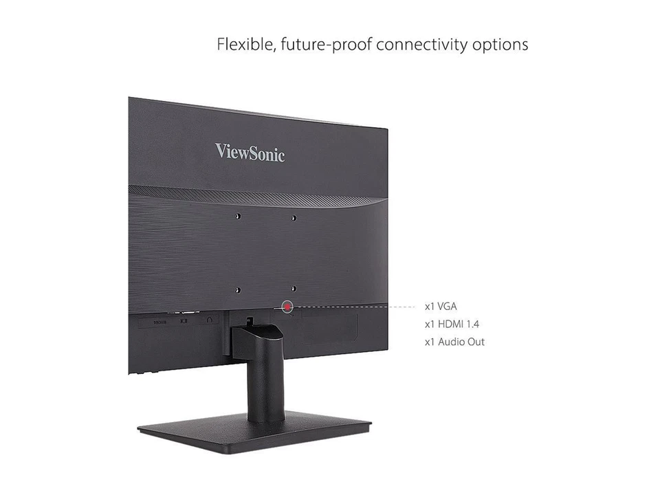 ViewSonic VA1903H 19 Inch WXGA 1366x768p 16:9 Widescreen Monitor with Enhanced V - Image 3 of 4