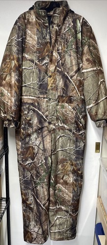 Herter's Coveralls Realtree Hunting Outdoors Large Insulated Camouflage Camo M