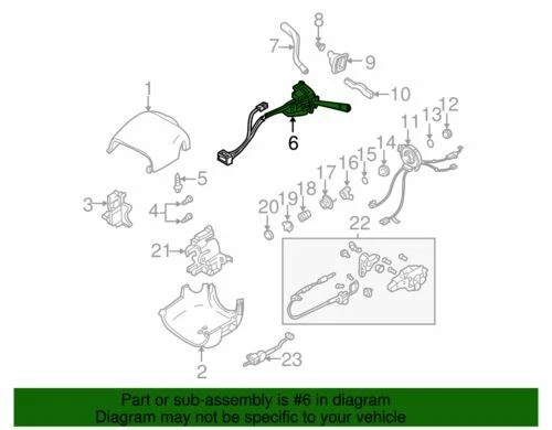 Interruptor de señal de giro genuino GM 2000-2005 Chevrolet Impala Monte Carlo 88964580 Foto 2 de 2