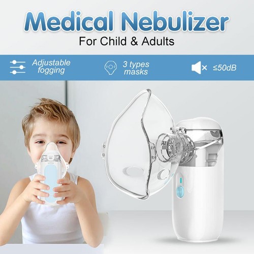 1x Handheld Micro-Mesh Nebulizer Humidifier Silent Inhaler Atomizer R4Y5