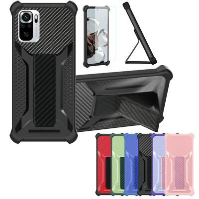 for Redmi Note 10s Phone Case Cover Glass Screen Protector A1