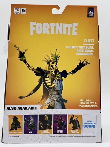 Fortnite ORO 6" Legendary Series Figure Pack Oro FNT0661 NIB - Picture 3 of 3