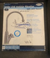 Whirlpool WHAB-6015 Under Sink Modular Filtration Tall Neck Faucet Satin Finish