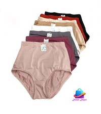 Plus Women Full Coverage High Waist Light Tummy Control Satin Girdle Panty 2X-5X