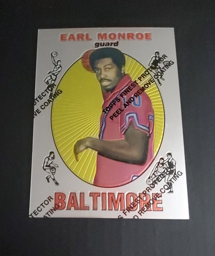 その他 NBA topps 96 earl monroe baltimore+1sc EARL MONROE 1996 Topps NBA Stars Basketball GS # 81