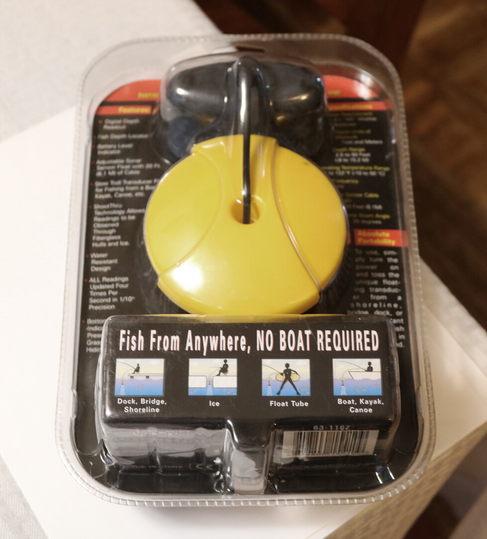 NorCross Hawk Eye Portable Fish Finder & Transducer Ice Fishing Depth