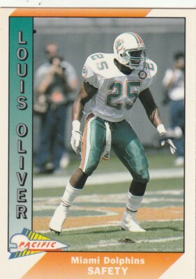 FREE SHIPPING-MINT-1991 Pacific Louis Oliver #271-PLUS DOLPHINS BONIS CARDS