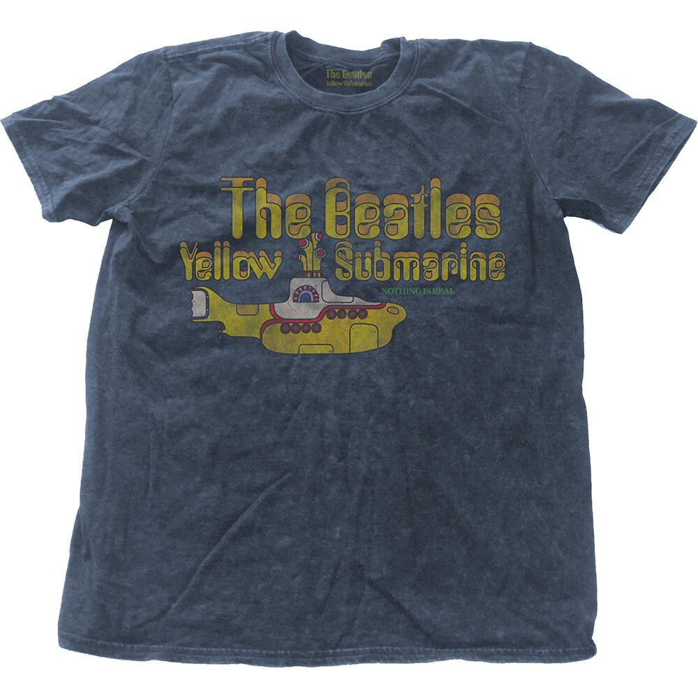 The Beatles 'Nothing Is Real' Official Unisex T-Shirt - Black Cotton Tee For Men & Women