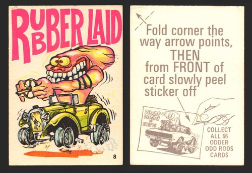 1970 Odder Odd Rods Donruss Vintage Trading Cards #1-66 You Pick Singles - Bild 7 von 68