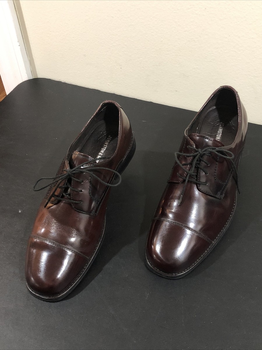 Johnston & Murphy Atchison Cap Toe Burgundy Size 10M 20-3243