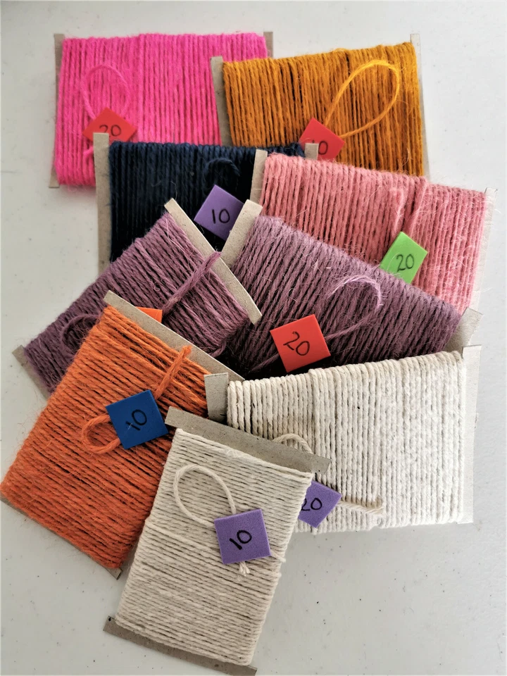 UK Made Coloured 1.5-2mm Jute Twine, Cotton Twine, Craft, Gift, String - Image 3 of 4