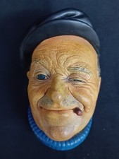 Bossons Chalkware Head 'Boatman' Wall Hanging. 1967. 5.5" Tall. V.G.C.