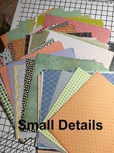 Assorted Collection of 12 X12 Scrapbook Paper Lot