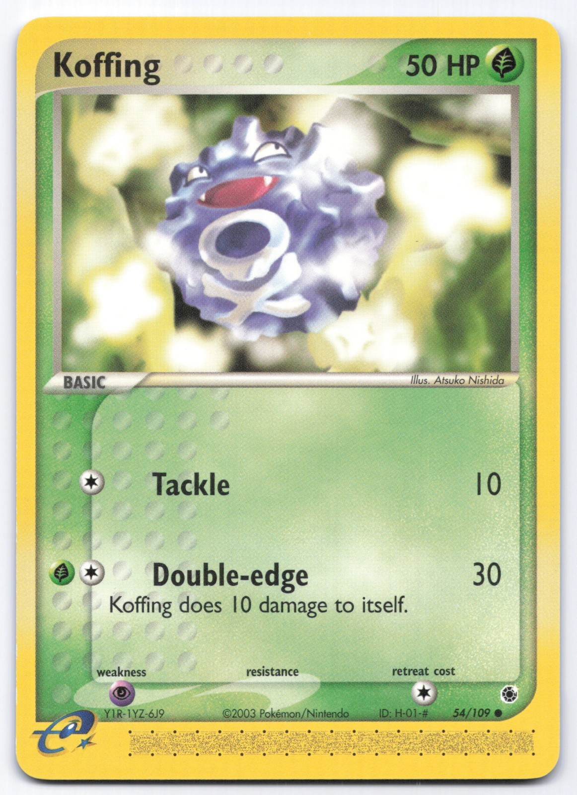 Koffing 54/109 Ex Ruby & Sapphire Pokemon Card Non-Holo Y1R-1YZ-6J9
