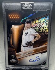 2026 Topps Chrome Black Cam Schlittler /25 Rookie Autograph Yankees Encased