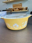 Vintage PYREX Garden Medley Promotional Casserole 475 with Lid 2.5 Qt w/ Cover