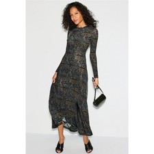 Ulla Johnson Amari Jersey Long Sleeve Dress - Sz M