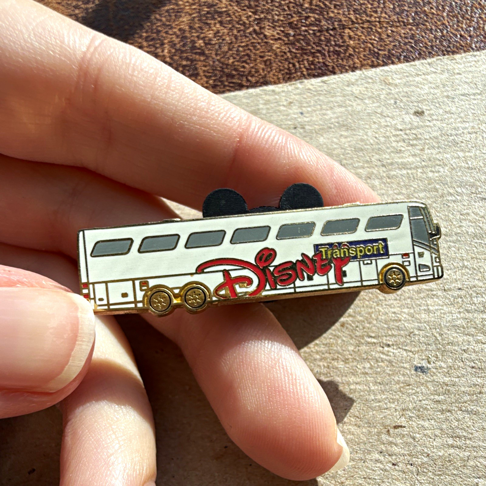 Disney 2005 Transport Bus Single Enamel Trading Pin