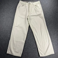 GAP Factory Store Mechanic Carpenter Pants Beige Cotton Mens 34x30